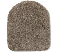 Casatessile Copri ASSE WC 40X45 cm Velluto Soft Copri ASSE Morbido, Coprisedile Water, Copriwater - Visone