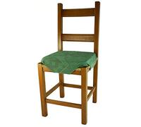 Casatessile Cuscini coprisedia con Alette Mexico Cuscini Sedie Cucina Sfoderabili - Verde Salvia, PZ. Singolo