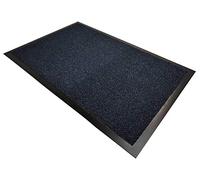 Casatessile Nevada Zerbino tappeto asciugapassi rettangolare Zerbino Antiscivolo per Ingresso, Interno Esterno per Casa o Ufficio - BLU, 90x150 cm.