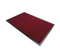 Casatessile Nevada Zerbino tappeto asciugapassi rettangolare Zerbino Antiscivolo per Ingresso, Interno Esterno per Casa o Ufficio - ROSSO, 40x70 cm.