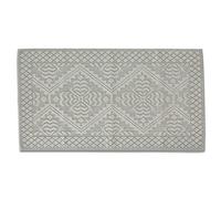 Casatessile Tappeto Cotone Multiuso Cucina Soggiorno Sardinia Tappeto Tipo Sardo, Multiuso, Tappeto Bagno Lavabile in Lavatrice - Grigio Chiaro, 50x180 cm.