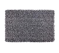 Casatessile Tappeto da Bagno Antiscivolo Chantal - Grigio Chiaro, 55x110 cm.