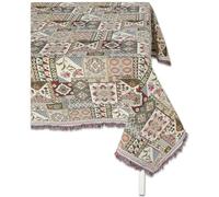 Casatessile Tovaglia copritavolo Elegante Tessuto GOBELIN Jacquard Aurora X - Ovale 180x240 cm.