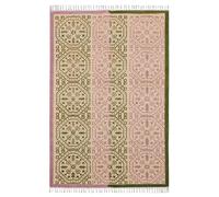 CASAVANI Runner Kilim indiano fatto a mano, 2,6 x 4 cm, in cotone, spessore 0,5 cm, lavabile, per interni ed esterni, tappeto a trama piatta, per cucina, comodino, enterway