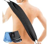 CasaVida Spugna esfoliante per la schiena, per doccia, esfoliante, in nylon, asciugamano da bagno per doccia, rondella posteriore, esfoliante, scrub posteriore, giapponese, elastico, panno per il