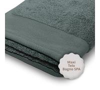 casaviva - Telo da Bagno Maxi 150x100 cm 100% Cotone Sublime 750 GSM - Asciugamano Cotone Oeko-Tex Extra Morbido e Assorbente - Telo Asciugamano Bagno - Verde Salvia