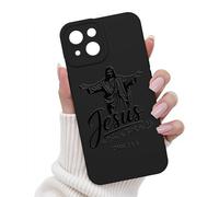 CASBST Custodia per telefono per Galaxy A15 5G, design con versi cristiani di Gesù la via, la verità e la vita, sottile in silicone antiurto protettivo TPU, regalo di fede religiosa per donne, ragazze