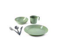 Cascadian - Set da tavola per 1 persona, colore: salvia