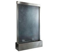 Cascata a Finestra Verticale 120x200x36 cm con Faretti in Acciaio Classic