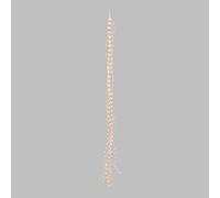 Cascata ciuffo Metal 2,2 m, 600 microled Bianco Caldo Tradizionale, Luce Fissa, Cavo Metal Rame, 5V, Esterno