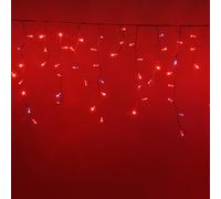 Cascata di stalattiti tenda 4x0,70 m luci Natale con MaxiLed e flash per esterno