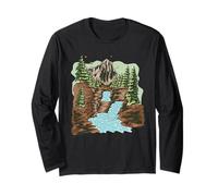 Cascata Montana Love Mountains Maglia a Manica
