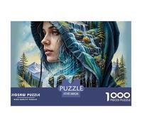 Cascata nella Foresta Puzzle 1000 Pezzi Gioco di Puzzle 1000 Pezzi Carta per Adulti Paesaggio Naturale Relax Famiglia Regalo Casa 38x26cm/1000pcs 38x26cm/1000pcs