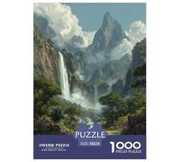 Cascata nella Giungla Jigsaw 1000Pcs Spettacolare Adulti E Bambini Rilassamento Intelligence Decorazione Della Famiglia 38x26cm/1000pcs