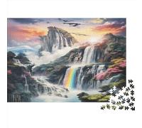 Cascata Paese delle Meraviglie 1000 Pezzi Puzzle per Adulti Puzzle Gioco Famiglia Giochi EduGatosivi Un Grande Regalo per Tutti Gli Adulti 1000 Pezzi (75x50cm)