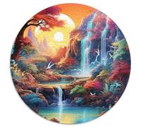 Cascata Paese delle Meraviglie Puzzle Impossibili 1000Pcs Decorazione Per La Casa. Rilassamento E Intelligence Per Adulti E Ragazzi Da 14 Anni 1000pcs (67.5x67.5cm)