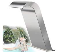 Cascata per Piscina Senza Acciaio - Gioco d'Acqua per Esterni, Adatto a Giardini e terrazze, Design a Cascata per Piscina 700x600 mm.