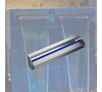 Cascata personalizzabile Spillway per stagno e giardino - Creatore di ruscelli in acciaio inossidabile 304, facile installazione fontana d'acqua per giardino roccioso (55 cm)