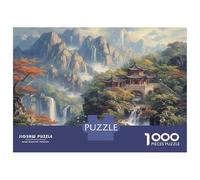 Cascate Alpine Puzzle 1000 Pezzi Adulti In Cascate Antiche cartone Resistente, Un Set Di Puzzle A Rompicapo Per Brain Training Puzzle, Ideale Per Arredo Parete, Enigma Del Regalo Di Na