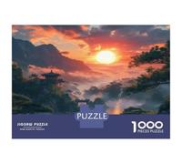 Cascate Alpine Puzzles 1000 Pezzi In Cascate Bosco Luc cartone Spesso, Un Puzzles Per Enigma Per Il Relax Mentale, Ideale Per Partita Puzzle Game, Puzzle 70x50cm/1000pcs