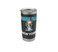 Cascate del Niagara New York Souvenir Bold Waterfall Graphic Group Bicchiere termico in acciaio inox doppia parete