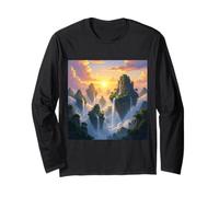 Cascate Fantasy Sunset Islands Maglia a Manica