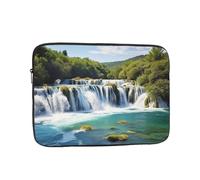 Cascate Sul Fiume Krka Borsa Del Manicotto Del Computer Portatile 12 Pollici, Impermeabile Antiurto Borsa Del Computer Pelle Borse Leggero Tablet Custodia Da Trasporto