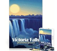 Cascate Vittoria, Zimbabwe/Zambia Puzzle da 1000 pezzi per adulti Puzzle Esercizio cognitivo Rilassante Divertimento Senza bordi ruvidi Il miglior regalo (38x26cm)