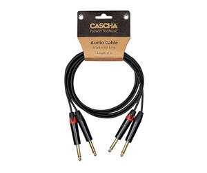 CASCHA Advanced Line Audio Cable Jack (2M) to Jack (2M), 1m