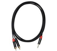 CASCHA Advanced Line Audio Cable RCA (2M) to Mini Jack (1ST), 1 m