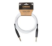 CASCHA Advanced Line Guitar Cable, bianco, 3 m
