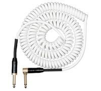 CASCHA Advanced Line Guitar Cable Curly, bianco, 6 m