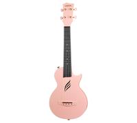 CASCHA Set di ukulele da concerto, in fibra di carbonio, per ukulele e ukulele con 3 plettri, con tracolla, set di corde in fluorocarbonio, piccola chitarra hawaiana per principianti, avanzati,