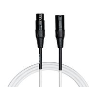 CASCHA Cavo Microphone Standard Line (XLR), bianco, 3 m