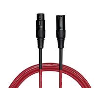 CASCHA Cavo Microphone Standard Line (XLR), rosso, 3 m