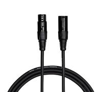 CASCHA Cavo standard per microfoni (XLR), nero, 2 m