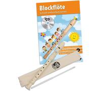 Cascha HH 1500 DE Flauto Dolce con Diteggiatura Tedesco, Metodo in Tedesco e CD, Set con libro in tedesco