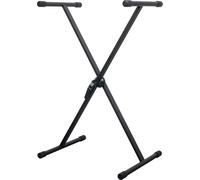 Cascha HH 2180 Keyboard Single X-Frame Supporto per tastiera pieghevole Black