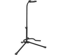 CASCHA Supporto per Chitarra con Treppiede, adatto per concerto, western, basso e chitarra elettrica, regolabile in altezza, nero