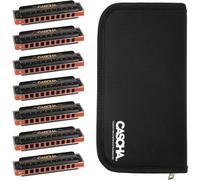 Cascha HH 2224 Professional Blues Set C-D-E-F-G-A-Bb Armonica a Bocca Diatonica