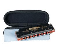 CASCHA Professional Blues Harmonica Key of C with Case and Cleaning C