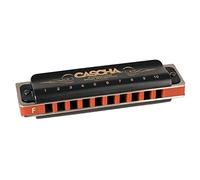 Cascha Professional Harmonica, Fa Maggiore Blues Harmonica, Armonica a Bocca a 10 fori per principianti e adulti con borsa e panno per la pulizia