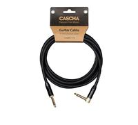 CASCHA Professional Line Guitar Cable, Angled, nero, 3 m