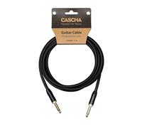 CASCHA Professional Line Guitar Cable, dritto, nero, 3 m