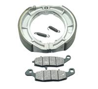 Caschette freno e kit di scarpe Set posteriore anteriore per moto compatibile con l'intruso Volusia VL800 VL 800 2001 2001-2004 VL800Z Volusia 2003-2004 Modelli