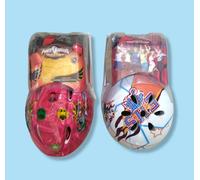 Caschetti Per Bambini Con Gomitiere E Ginocchiere Incluse 2fantasie Disponibili