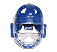 Caschetto Boxe, Copricapo da Karate Ventilato Impermeabile, Allenamento MMA Arti marziali Protezione Professionale per Casco per kickboxing, Muay Thai, Sparring, Grappling, Taekwondo Karate, Blu, xl