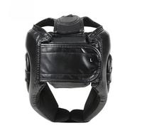 Caschetto Boxe Protezione for la testa con protezione for i denti, fasce for le mani, for bocca da competizione for atleti di pugilato professionisti(Black S)
