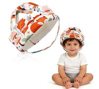 Caschetto di Protezione per Primi Passi, Casco Anticaduta Regolabile e Traspirante per Bambini 6-36 Mesi, Morbido e Sicuro per Imparare a Camminare a Casa (Design di Orso)