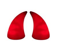 Caschetto protettivo corna del diavolo, decorazione per cappelli da moto, corna del diavolo, corna di cervo, decorazione con luce, riutilizzabili, corna decorative, decorazioni natalizie